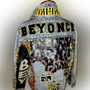 Custom Embellished Denim Jacket